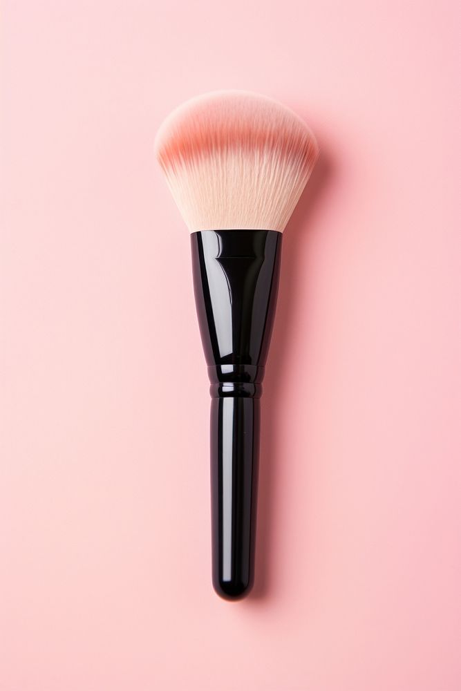 Brush cosmetics tool pink. AI generated Image by rawpixel.