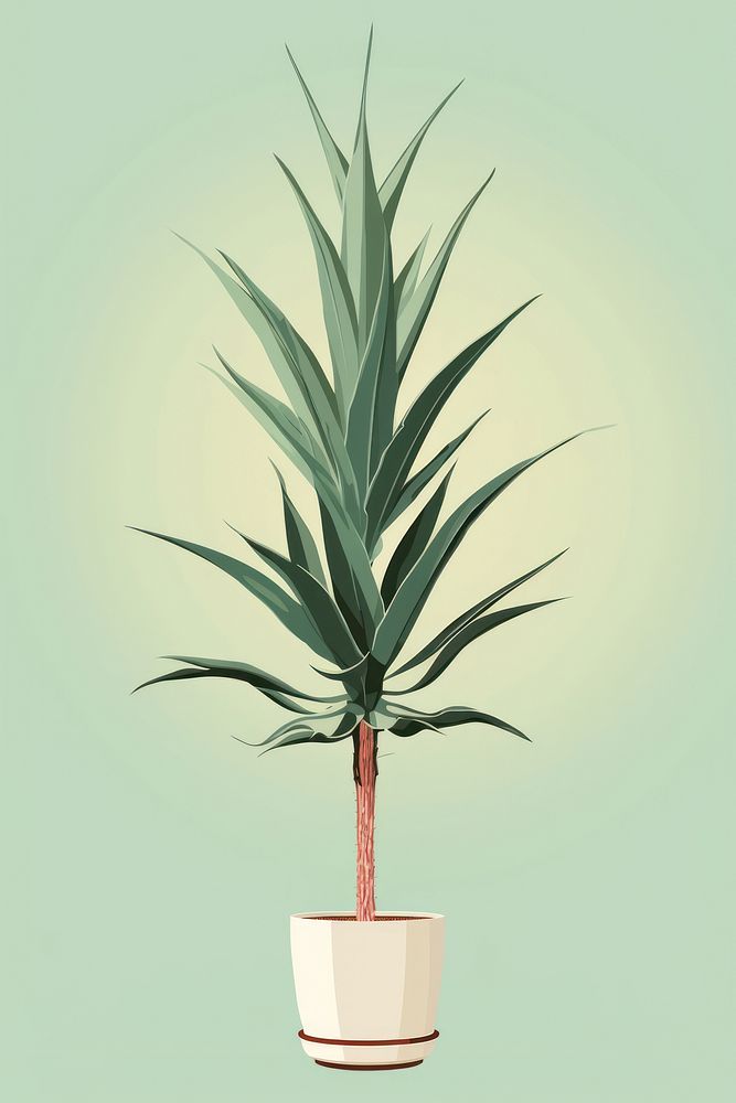 Agave tree plant agave bromeliaceae pineapple. AI generated Image by rawpixel.