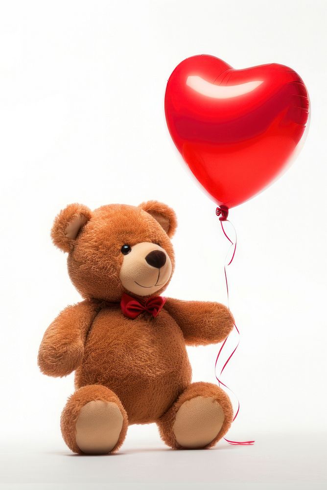 Teddy bear balloon toy representation. AI generated Image by rawpixel.