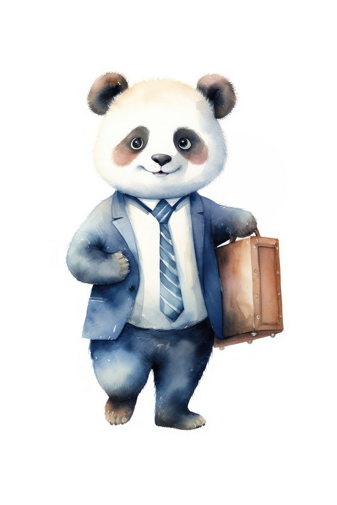 Business panda mammal animal bear. 