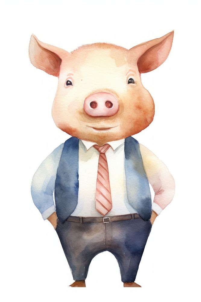 Business pig animal mammal representation. 