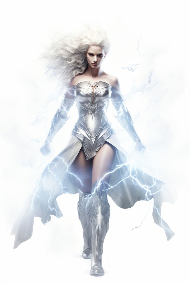 Ares Greek goddess fantasy adult white background. AI generated Image by rawpixel.