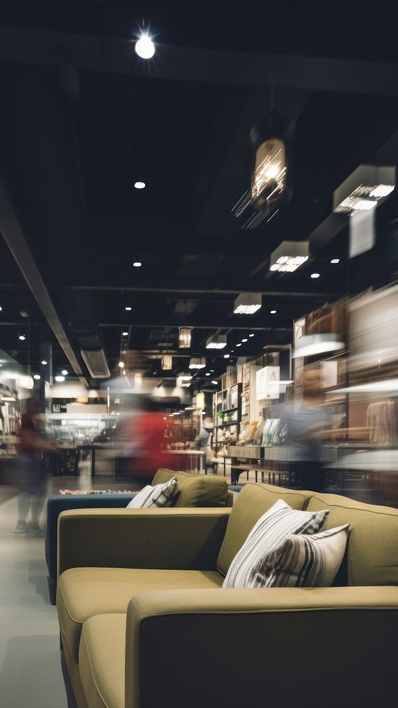 Furniture architecture night shop. AI generated Image by rawpixel. 