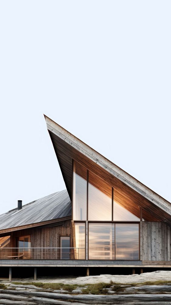 House wood architecture building. AI generated Image by rawpixel.