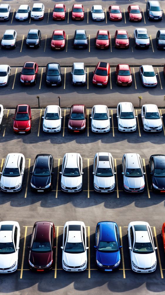 Parking car backgrounds outdoors. AI generated Image by rawpixel.