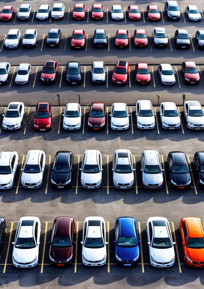 Parking car backgrounds outdoors. AI generated Image by rawpixel.