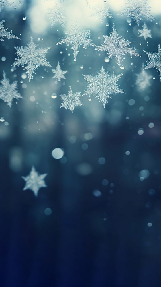 Snowflake outdoors winter nature. AI generated Image by rawpixel.