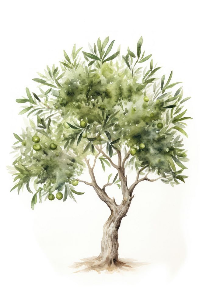 Tree sketch plant illustrated. 