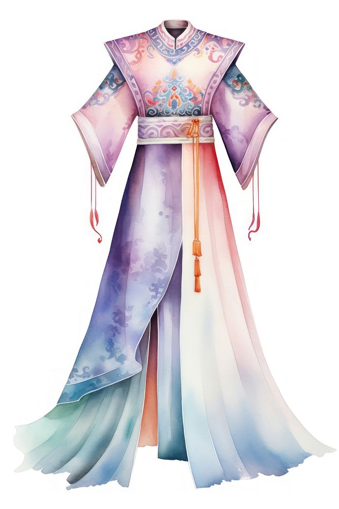 Ancient chinese clothing costume fashion kimono. AI generated Image by rawpixel.