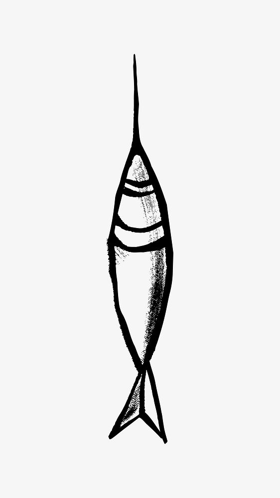 Dart piece, business target doodle illustration vector