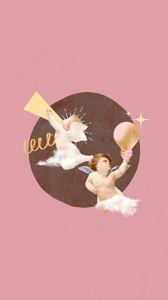 Cupids creative idea iPhone wallpaper