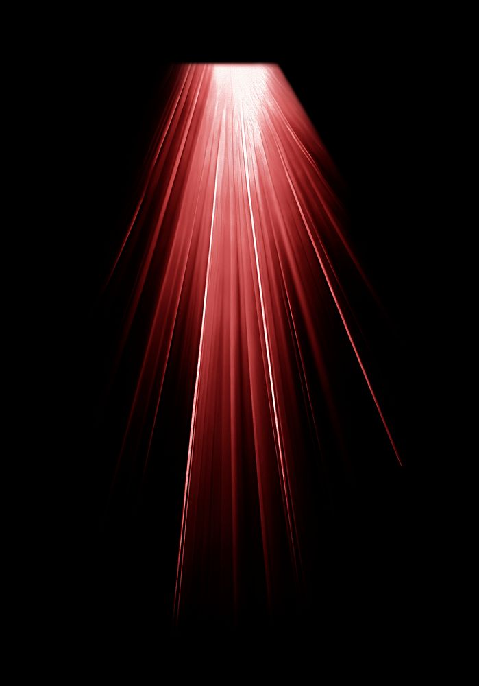 Red light beam effect psd