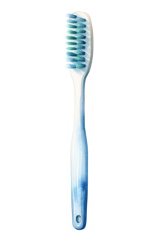 Toothbrush tool white background silverware. AI generated Image by rawpixel.