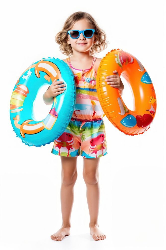 Young girl ready for Summer vacation. AI generated Image by rawpixel.