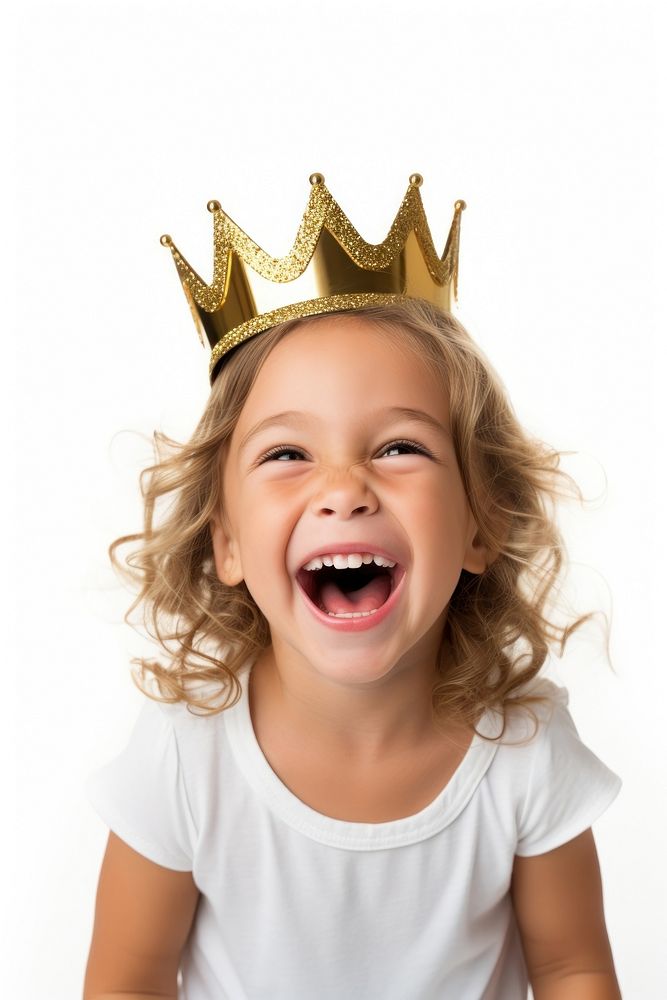 Crown happy fun celebration. AI generated Image by rawpixel.