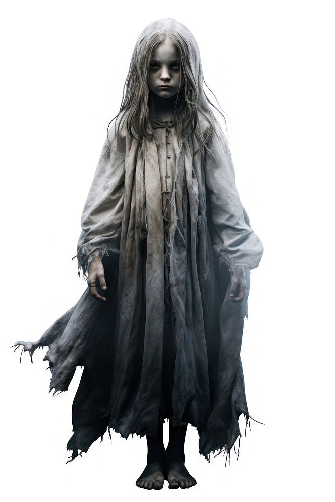 Ghost portrait costume horror. 