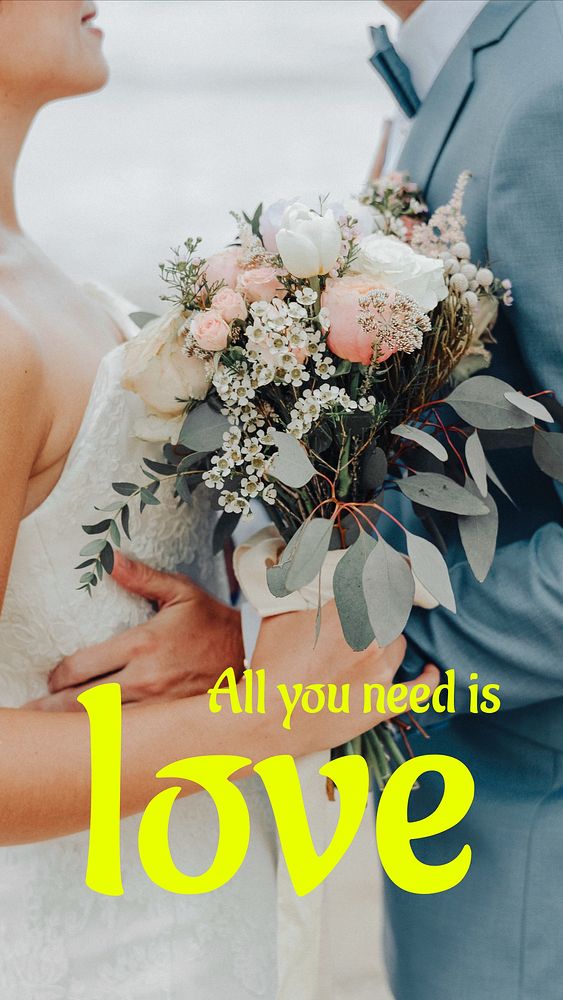 Love quote   Instagram story template
