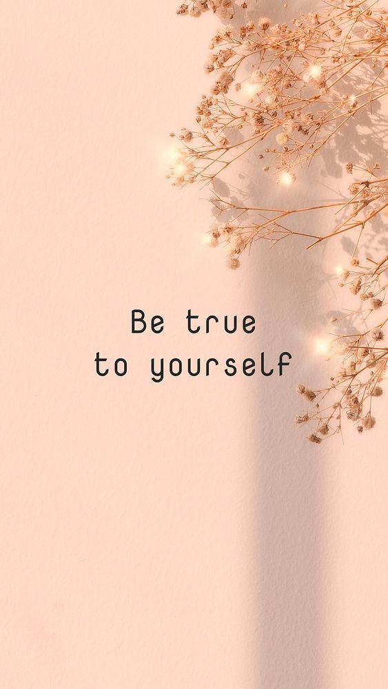Self acceptance quote Facebook story template