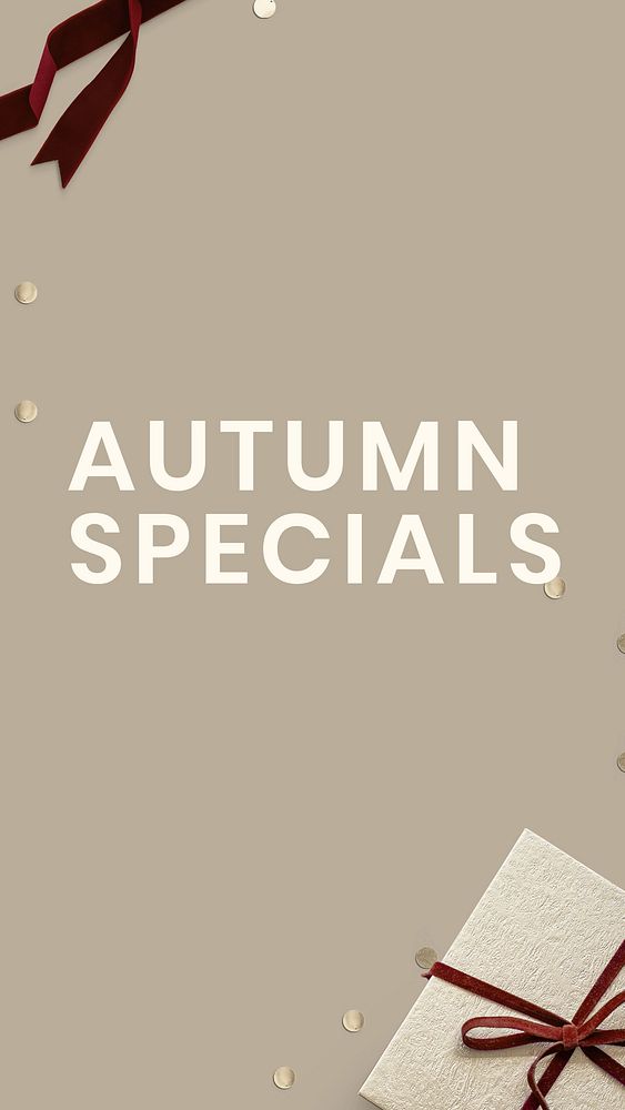Autumn specials  social story template