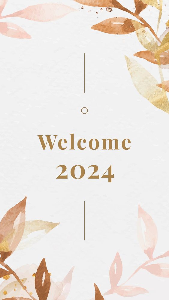 New year 2024 Instagram story template
