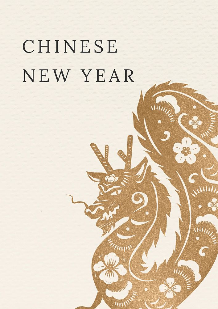 Chinese new year  poster template