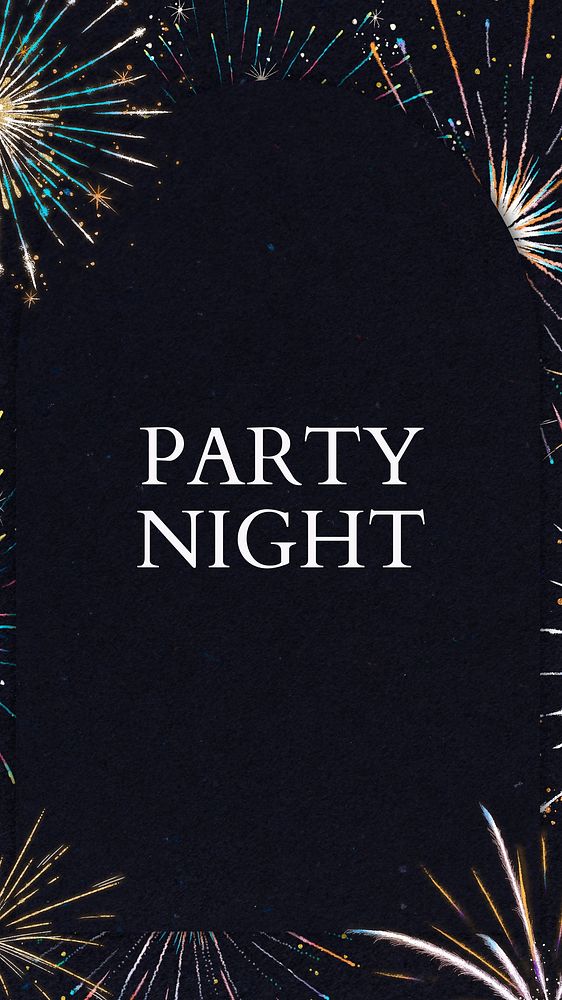 Party night social story template
