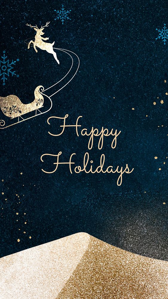 Happy holidays  Instagram story template