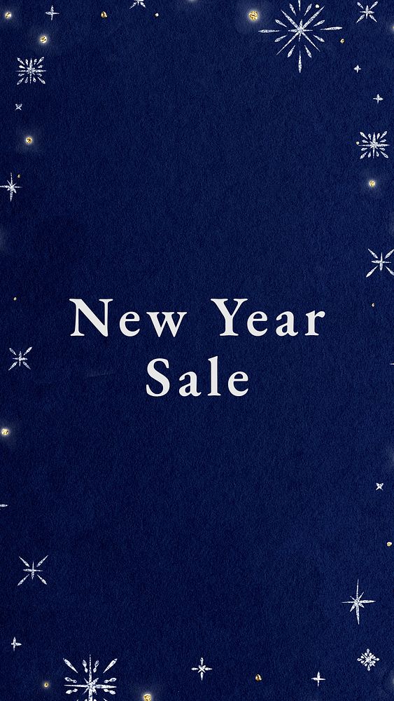 New Year sale  social story template