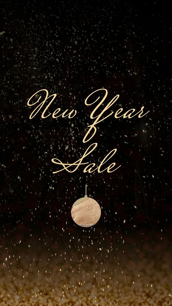 New Year sale  Facebook story template