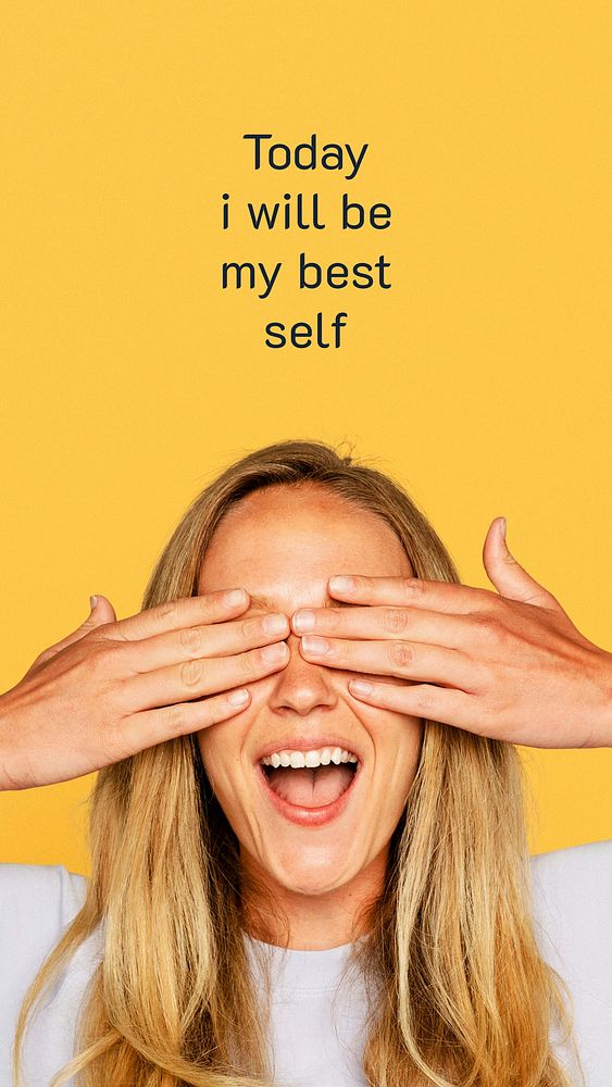 Be yourself  Instagram story template