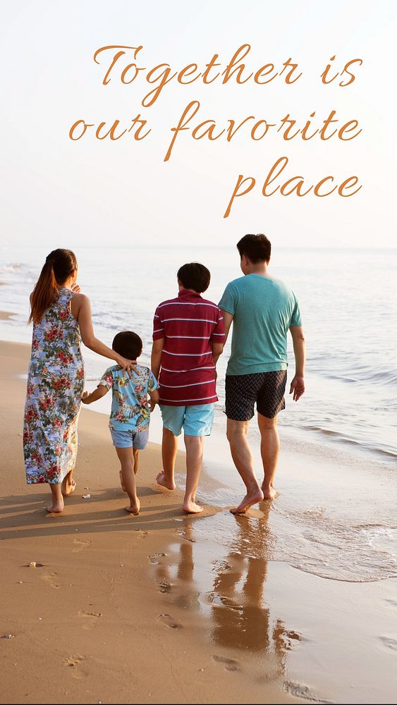 Family quote social story template