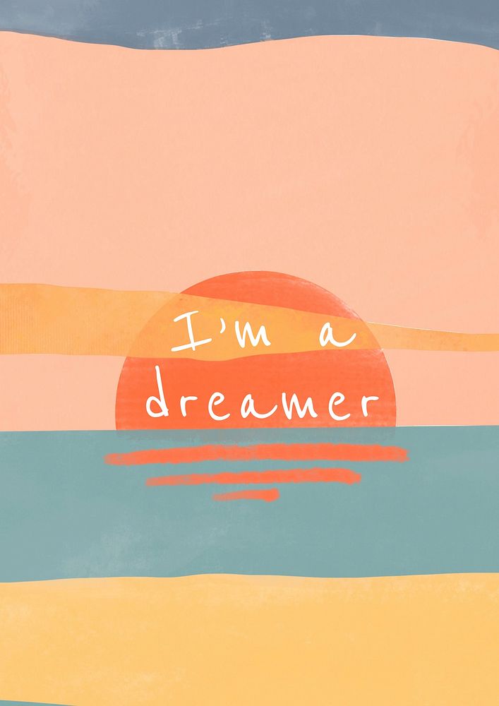 Dreamer  poster template