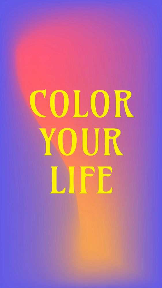 Color your life  Facebook story template