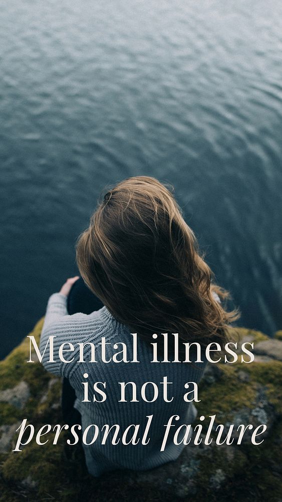 Mental health quote social story template