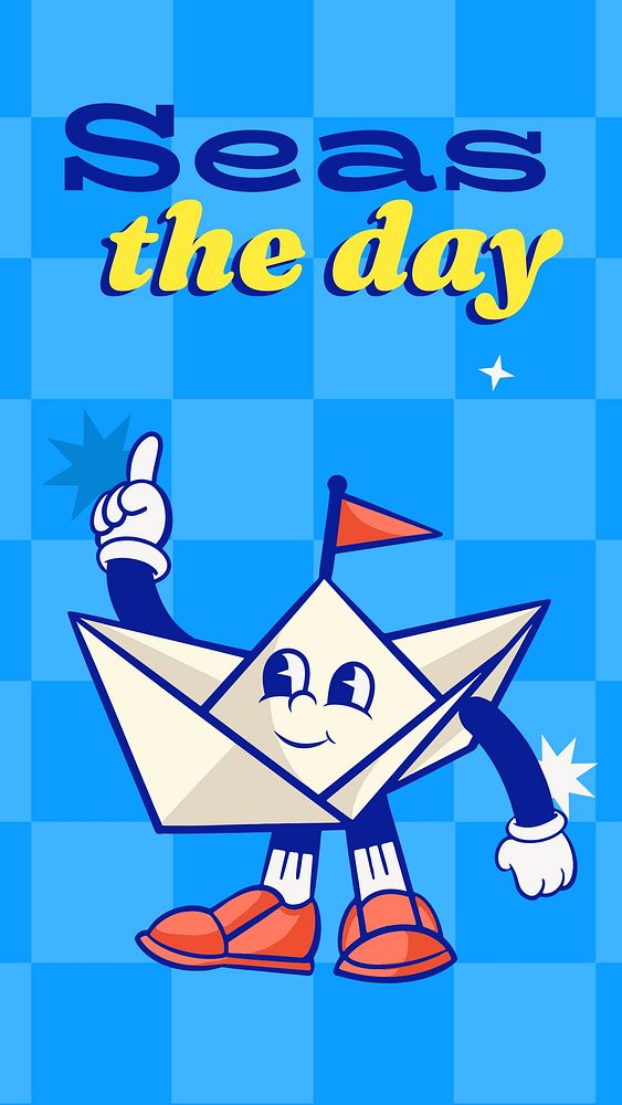 Seas the day  Facebook story template