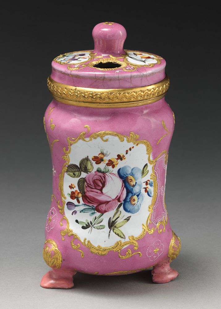 Mustard pot with cover
