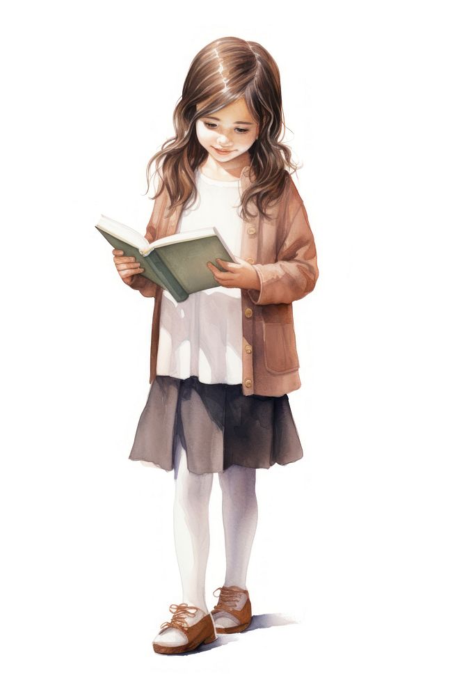 Reading child book publication. AI generated Image by rawpixel.