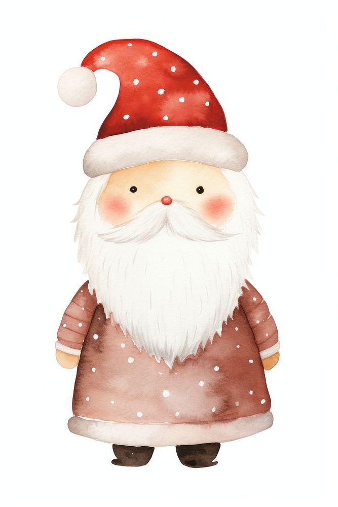 Santa claus snowman winter white background. AI generated Image by rawpixel.