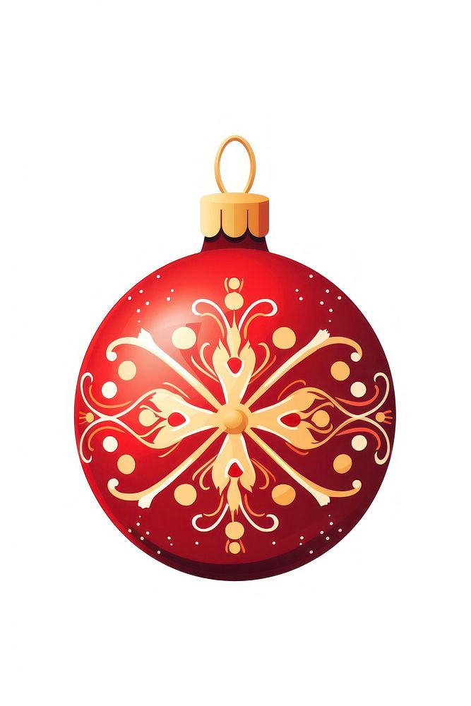 Ornament red white background illuminated. AI generated Image by rawpixel.