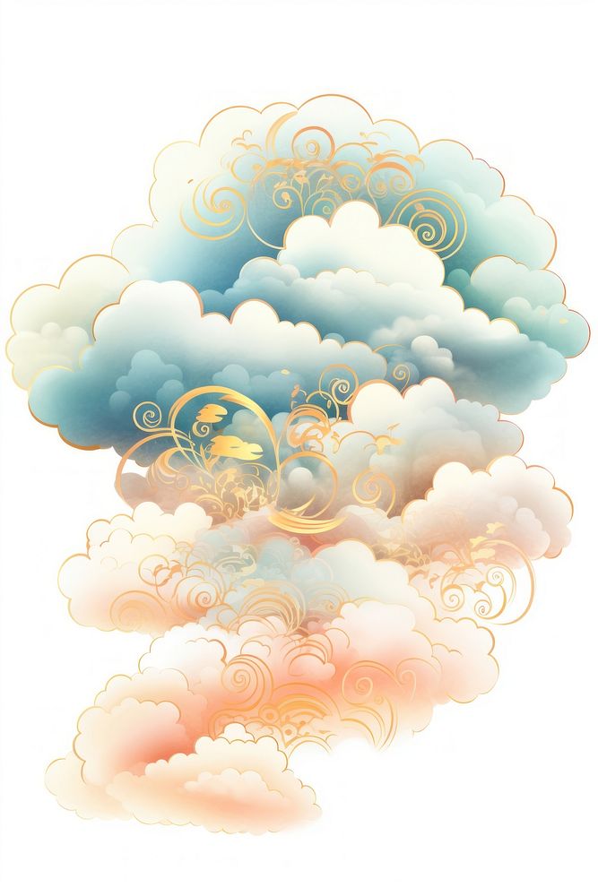 One auspicious cloud backgrounds pattern nature. AI generated Image by rawpixel.