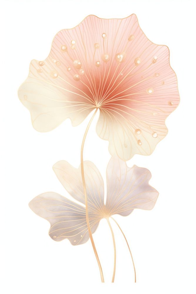 Lotus leaf flower petal plant. AI generated Image by rawpixel.