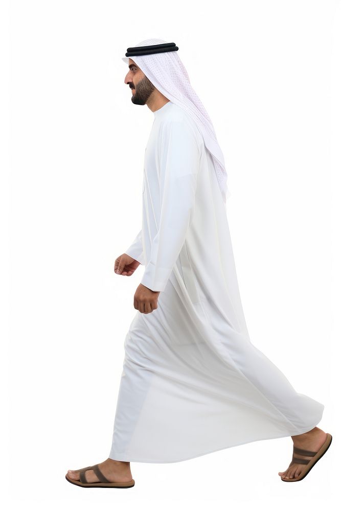 A arab man standing walking adult. AI generated Image by rawpixel.
