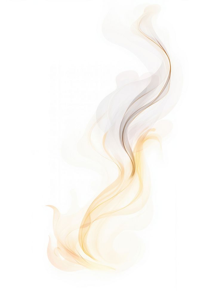 White curl chinese smoke line backgrounds white background simplicity. AI generated Image by rawpixel.