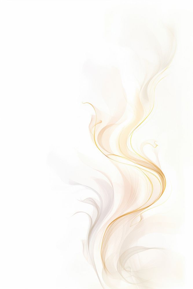 White curl chinese smoke line backgrounds pattern art. AI generated Image by rawpixel.