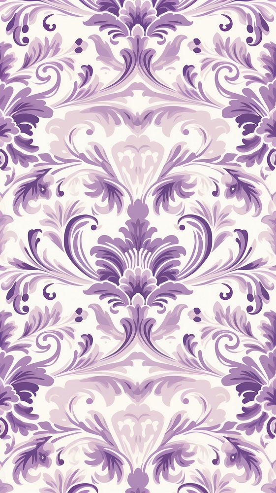 Vintage pattern muted purple art backgrounds repetition. AI generated Image by rawpixel.