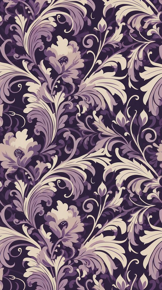 Vintage pattern muted purple art backgrounds creativity. AI generated Image by rawpixel.