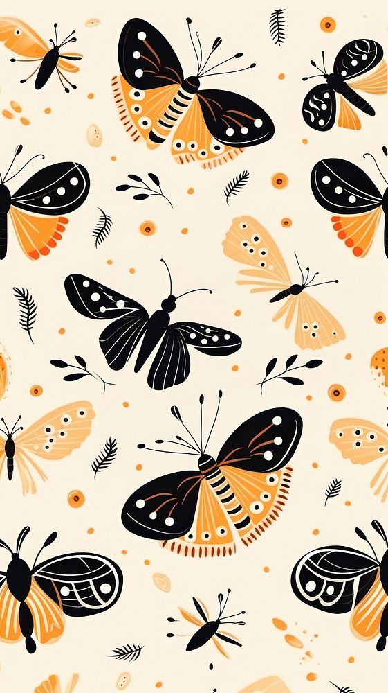 Butterfly pattern outdoors animal. AI generated Image by rawpixel.