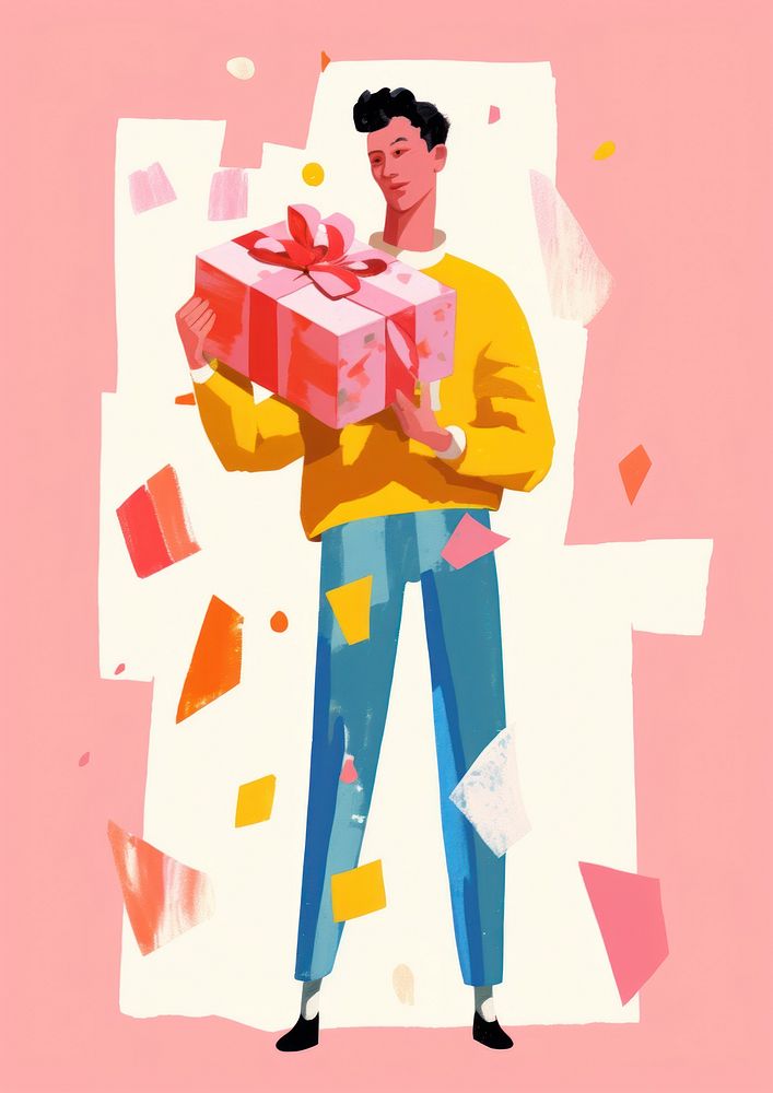 Art adult paper man. AI generated Image by rawpixel.