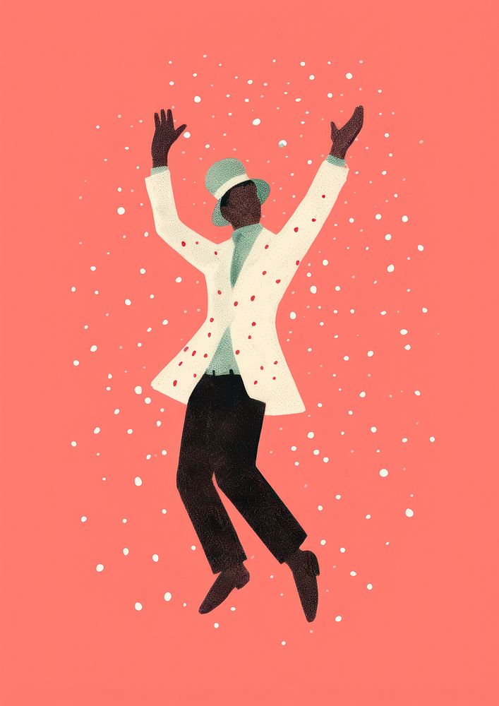 Art dancing snowboarding recreation. AI generated Image by rawpixel.