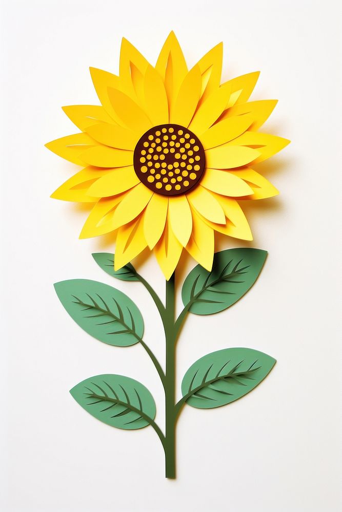 Mini sunflower plant inflorescence creativity. AI generated Image by rawpixel.